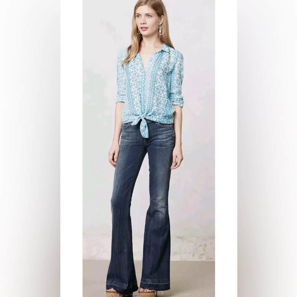 CITIZENS OF HUMANITY | Charlie Mid Rise Super Flare Jeans in Dizzy - Picture 3 of 9